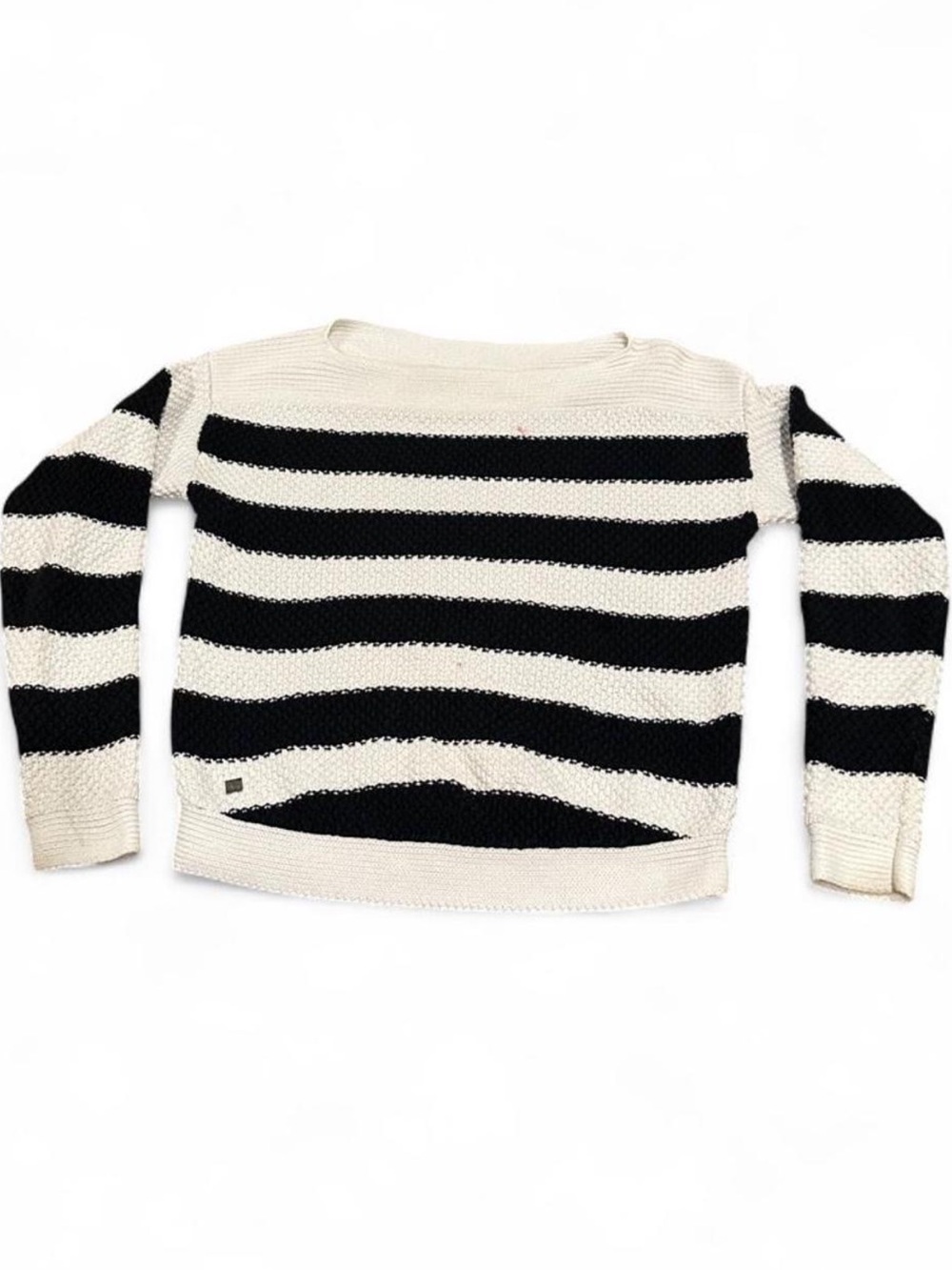 Ralph Lauren Black and White Striped Sweater